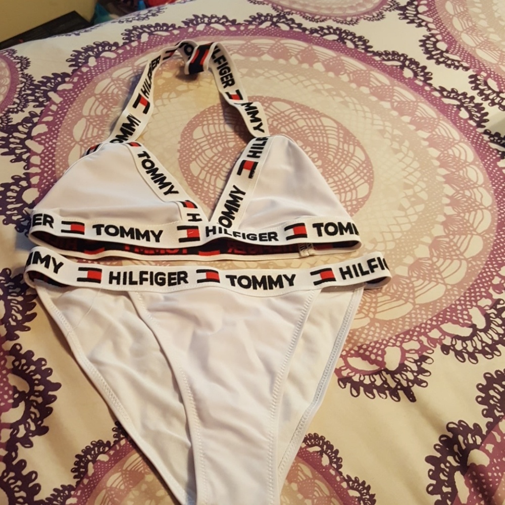 White Red & Blue Bikini sz Large